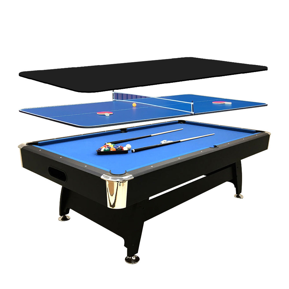 6FT Billiards Table,3 in 1 Professional Billiard Pool Tables, Scratch Resistant Luster, DGMT-7012 - COOLBABY