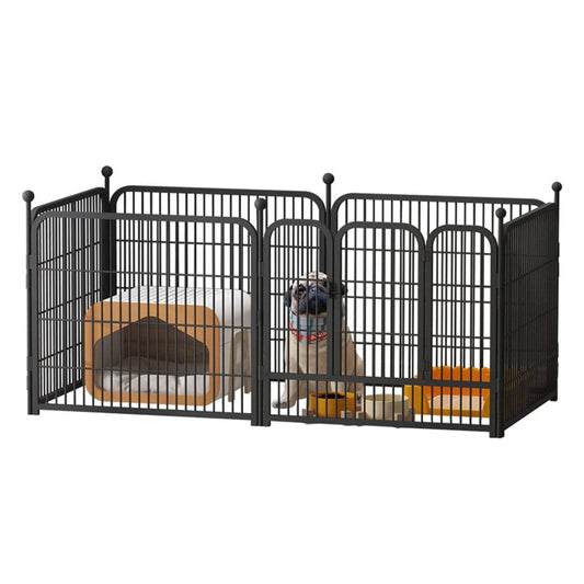 COOLBABY Dog Playpen Foldable 6 Panels Dog Pen 24" Height Pet Enclosure Dog Fence Outdoor - COOL BABY