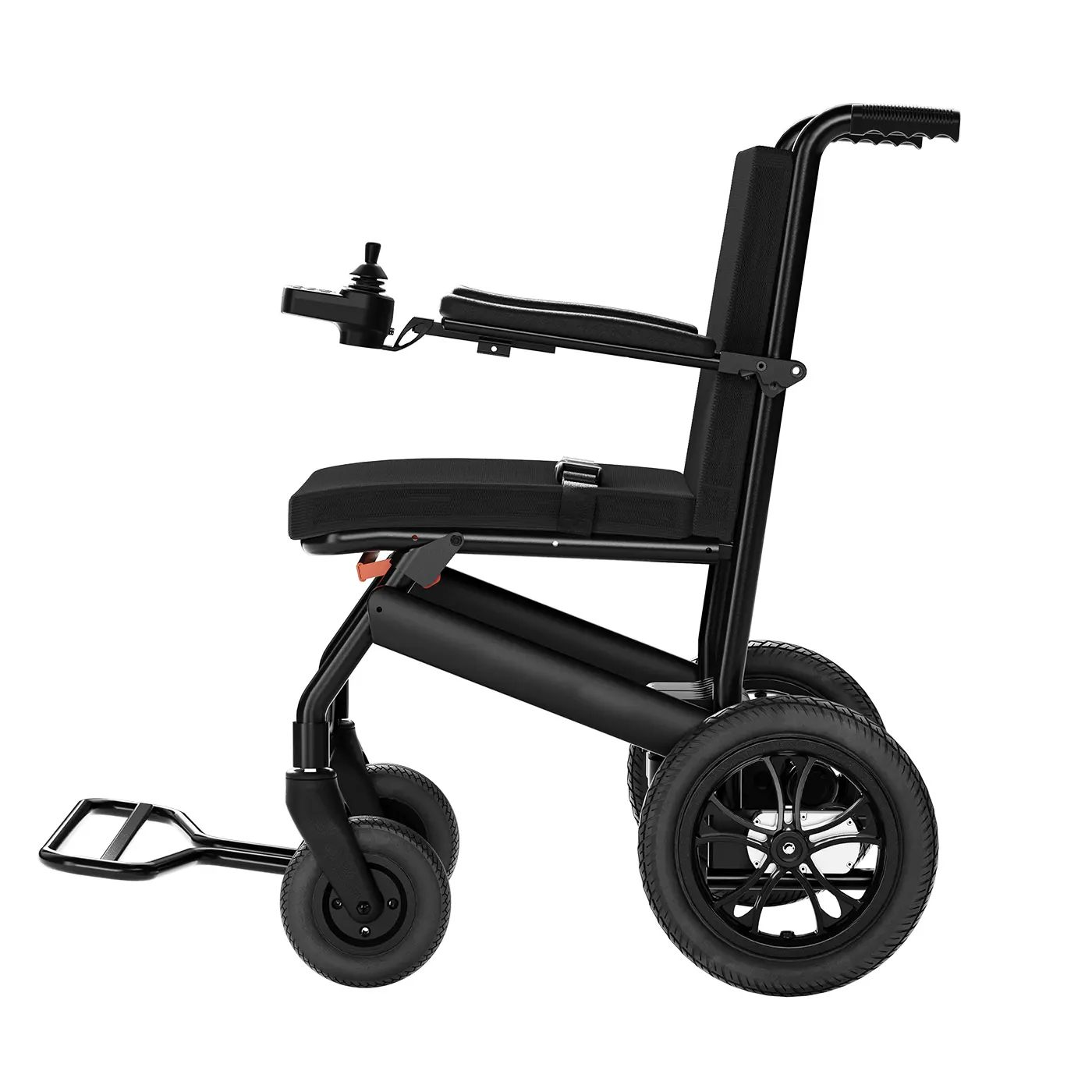 Ultra Light Foldable Lightweight Lithium Battery Fully Auto Folding Luxury Carbon Fiber Electric Wheel-chair Brushless Motor Compact Travel Electric Wheelchair - COOLBABY