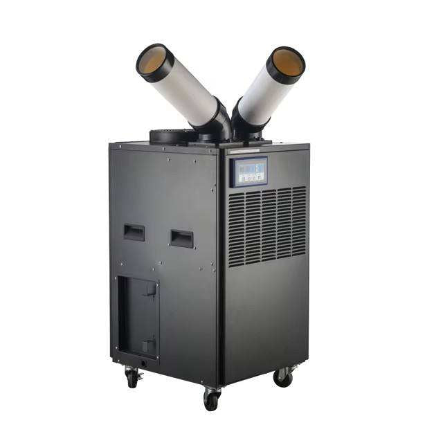 13000BTU High Quality Commercial Mobile Vertical Rechargeable Spot Cooler Two Column Cabinet Cooling Indoor Air Conditioner