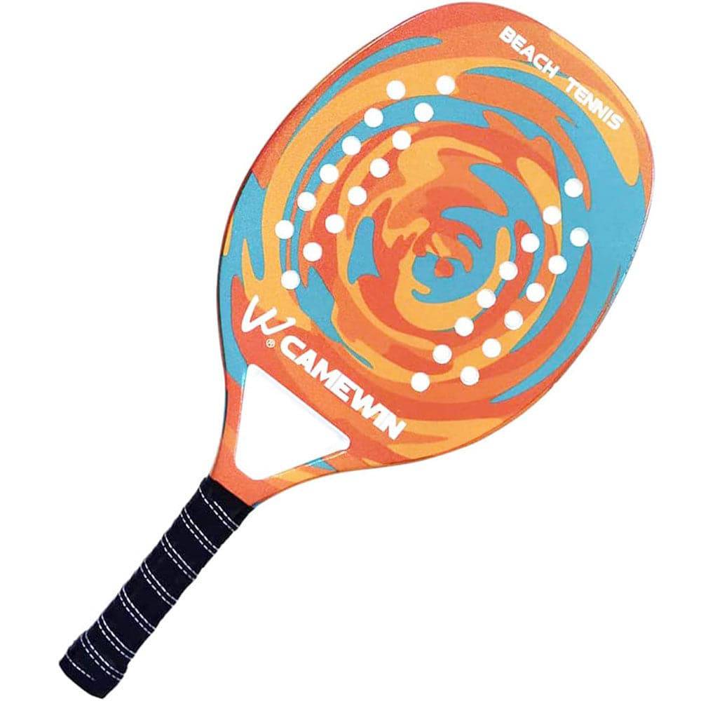 COOLBABY Beach Tennis Paddle Racket Pop Tennis Paddle Racquets Carbon Fiber Grit Surface with EVA Memory Foam Core Padel Racket - COOL BABY