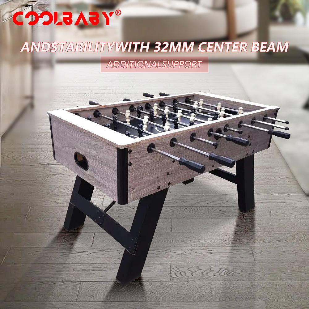 Foosball Table Adult Size - 55",Wood Football Table,Arcade Soccer Table Game DGMT-7010 - COOLBABY