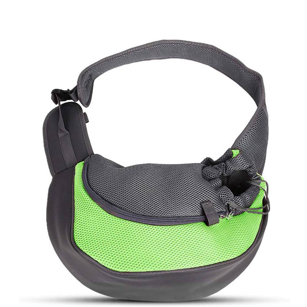 COOLBABY LZM-CWBB03 Pet Dog Out Carrying Bag,Pet Dog Sling Carrier Breathable Mesh Travel Safe Sling Bag Carrier for Dogs Cats,Within 3 kg,Small,38 * 10 * 20CM - COOL BABY