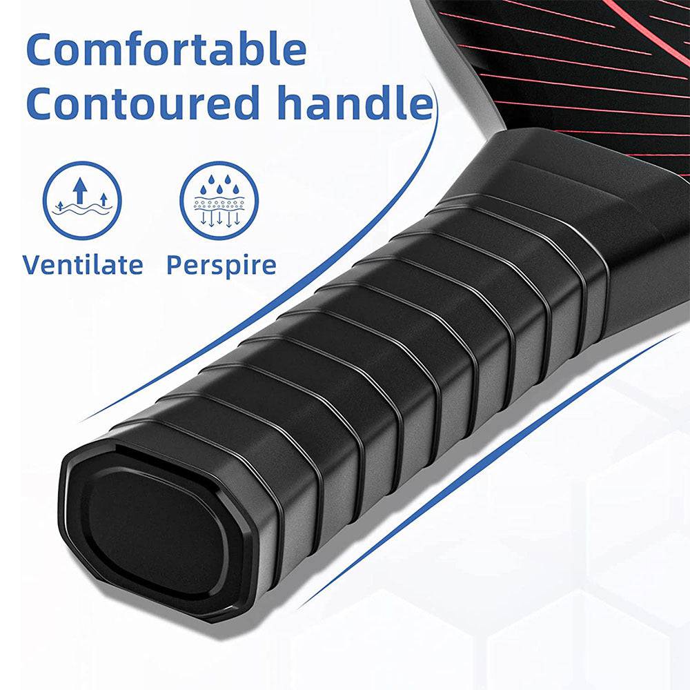 COOLBABY LZM-QP01 Pickleball Paddles,Pickleball Set of 4 Premium Wood Pickleball Paddles,Pickleball Rackets with Ergonomic Cushion Grip - COOL BABY