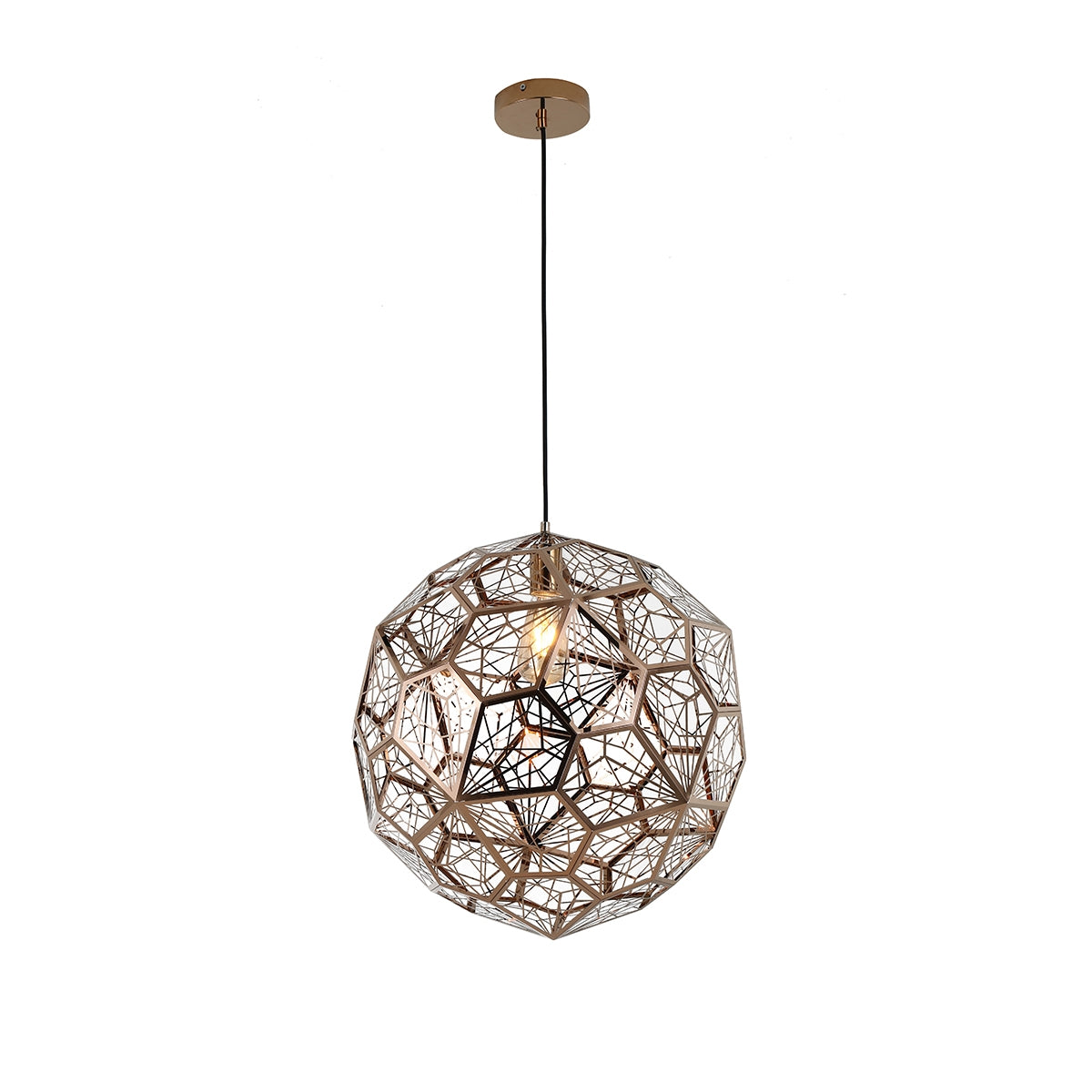 Pendant Light Round Large - Rose Gold - COOLBABY