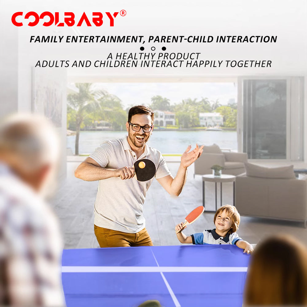 Professional grade home/business table tennis table, durable folding design, enjoy high quality table tennis experience - COOLBABY