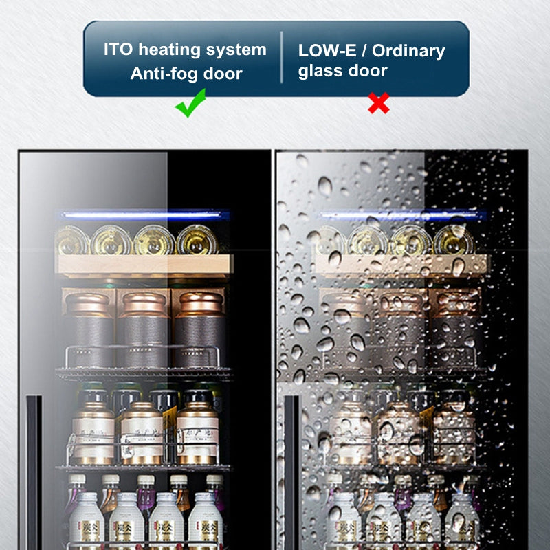 Constant-Temperature Ice Bar Wine Cabinet, Air-cooled Red Wine Cabinet, Household Built-in Beverage Refrigerator - COOLBABY