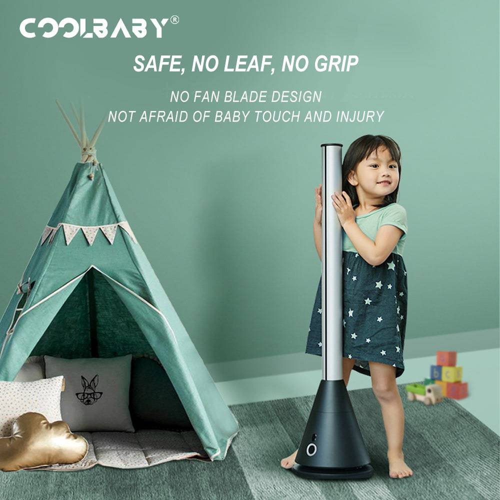COOLBABY HQQ-TS02  WhisperCool Tower Fan - COOL BABY