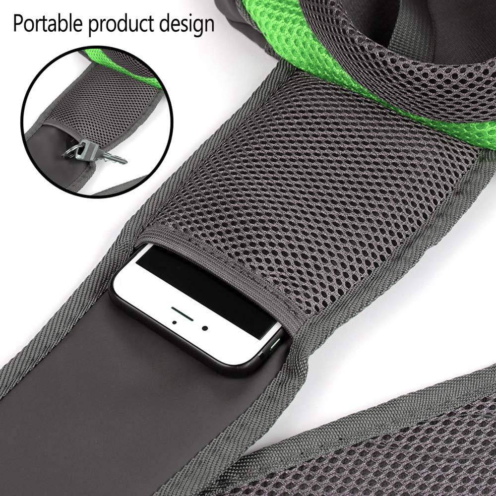 COOLBABY LZM-CWBB03 Pet Dog Out Carrying Bag,Pet Dog Sling Carrier Breathable Mesh Travel Safe Sling Bag Carrier for Dogs Cats,Within 3 kg,Small,38 * 10 * 20CM - COOL BABY