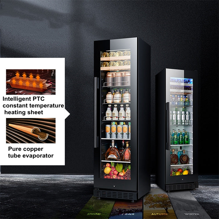 Constant-Temperature Ice Bar Wine Cabinet, Air-cooled Red Wine Cabinet, Household Built-in Beverage Refrigerator - COOLBABY