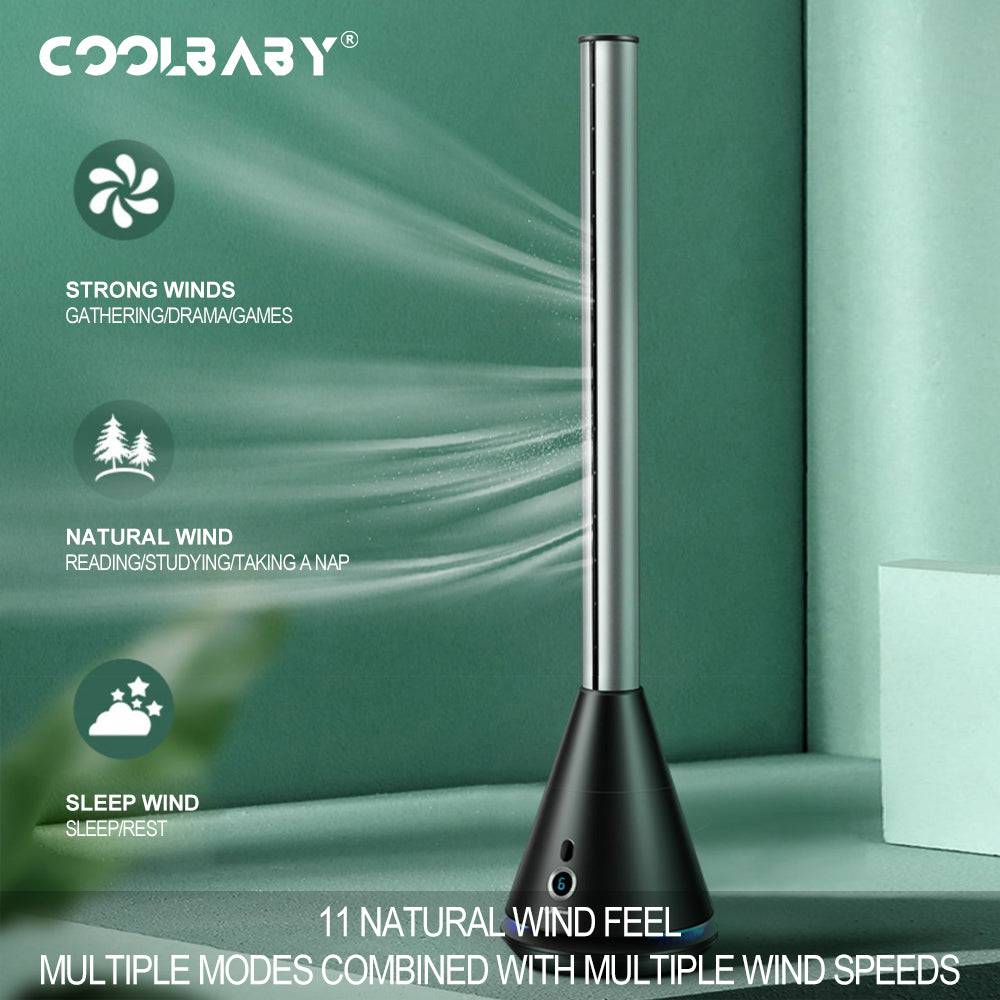 COOLBABY HQQ-TS02  WhisperCool Tower Fan - COOL BABY