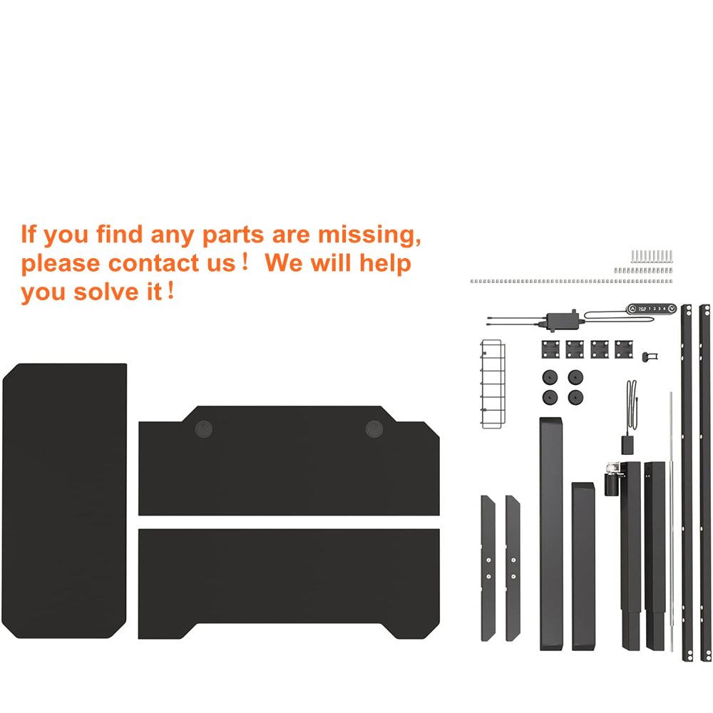 COOLBABY L-Shaped Electric Standing Desk,59 Inches Height Adjustable Stand up Table,Sit Stand Computer Desk with 4 Memory Settings,Black Splicing Board - COOLBABY