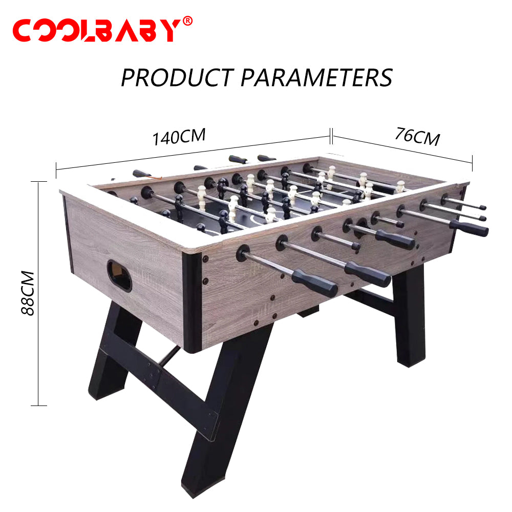 Foosball Table Adult Size - 55",Wood Football Table,Arcade Soccer Table Game DGMT-7010 - COOLBABY
