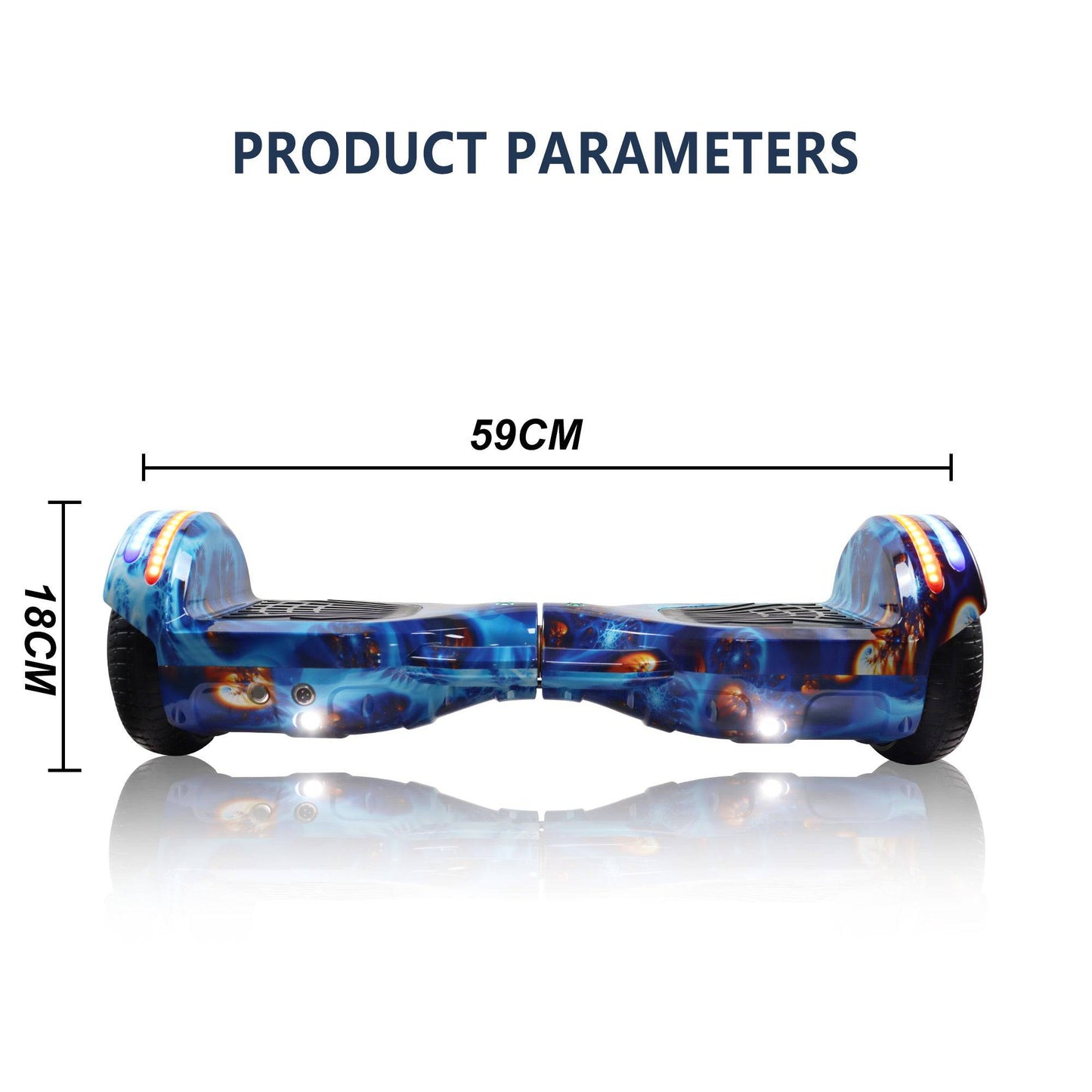COOLBABY PHC 6.5" Electric Hoverboard with multi-color - COOL BABY