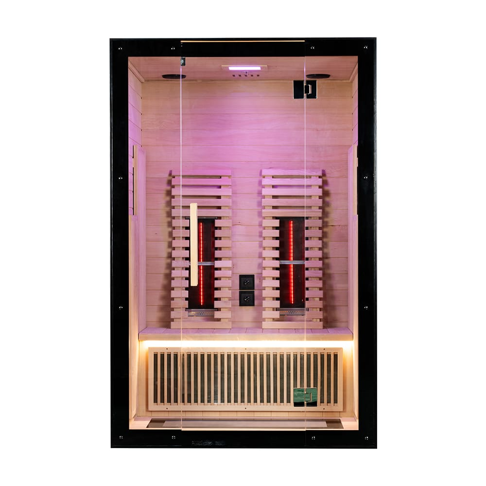 Couple Infrared Sauna With Ceramic Wall Low Emf Far Infrared Heating Panel