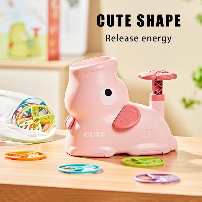 COOLBABY Outdoor Disc Launcher Game Set for Kids - Safe and Fun Family Activity - COOL BABY