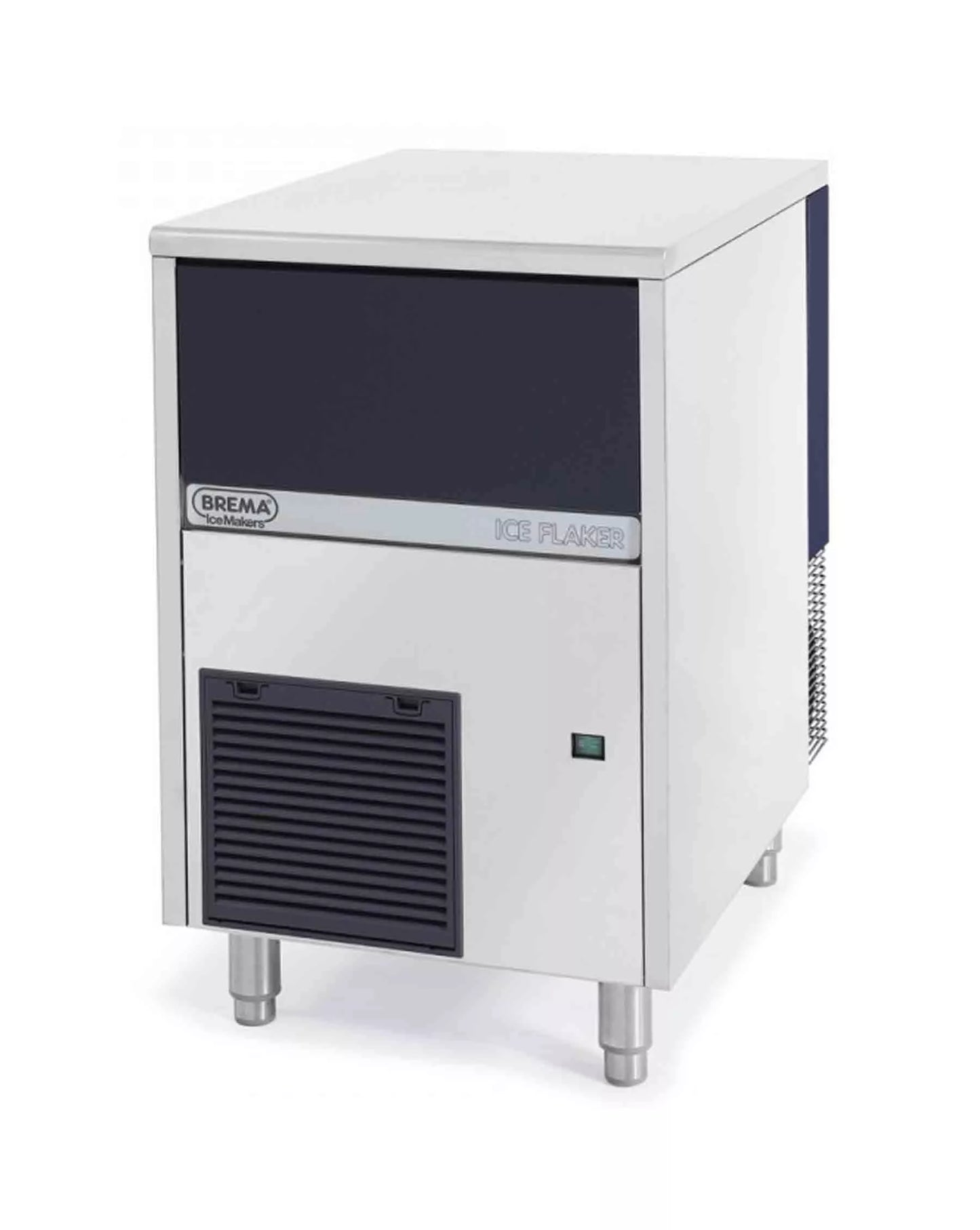 Brema GB902 Ice Flaker Machine – 95kg/24h Production, 20kg Storage, AISI 304 Stainless Steel, R404A/R452A Refrigerant - COOLBABY