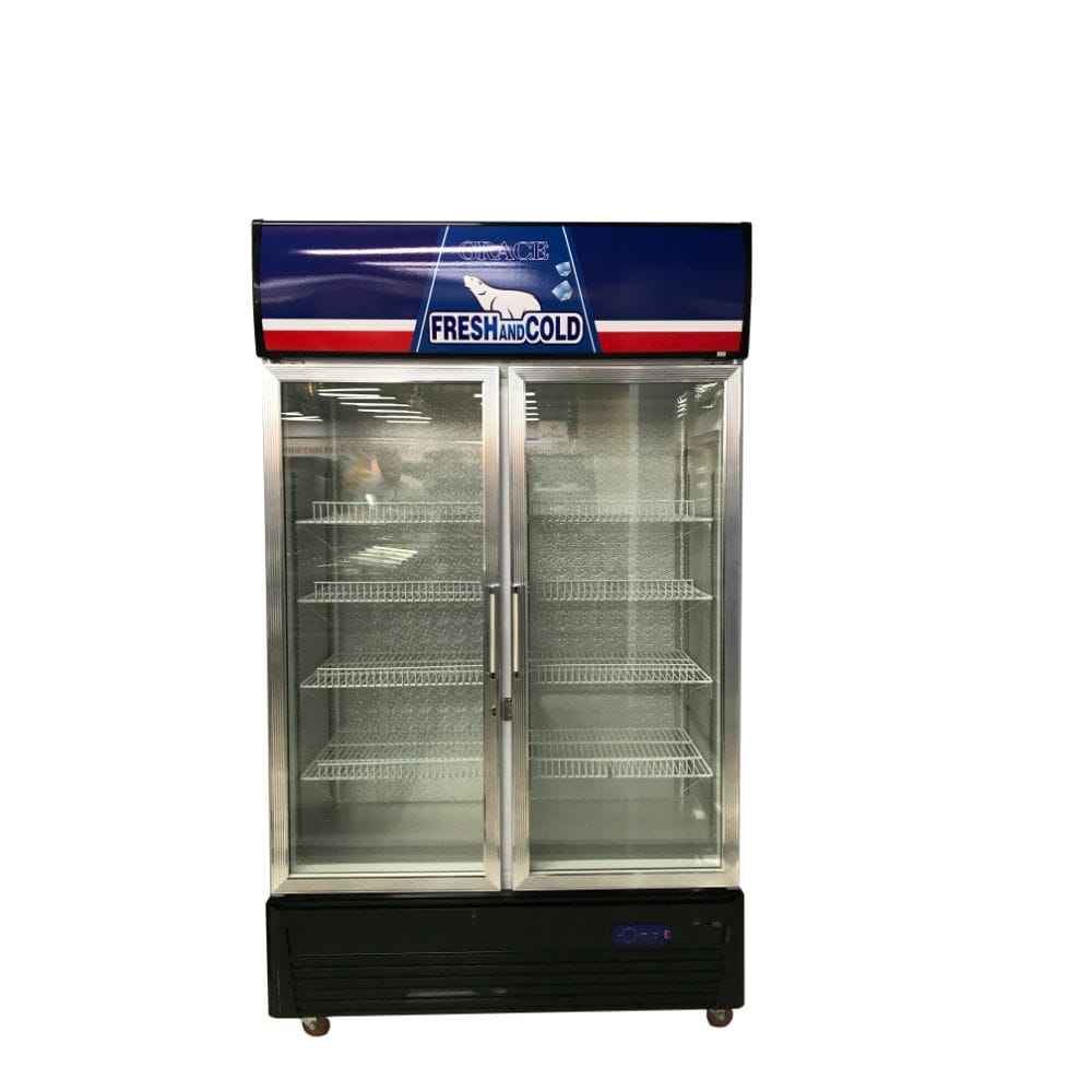 Grace Double Door Display Chiller, G868L2F - COOLBABY