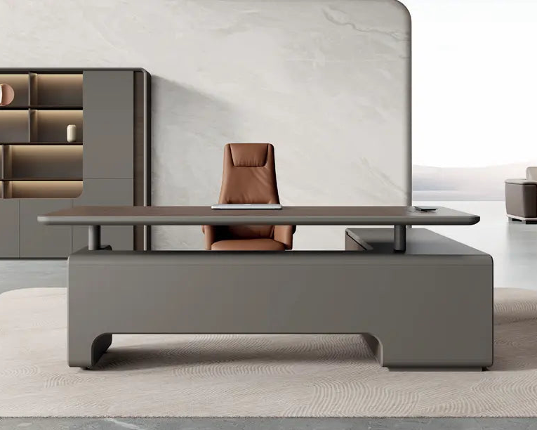 HZ‑2‑240 Executive Smart Desk – Modern Height‑Adjustable CEO Table (240 × 198 × 75 cm)