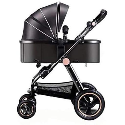 Seebay Premium Quality Foldable Baby Stroller - Black - COOLBABY