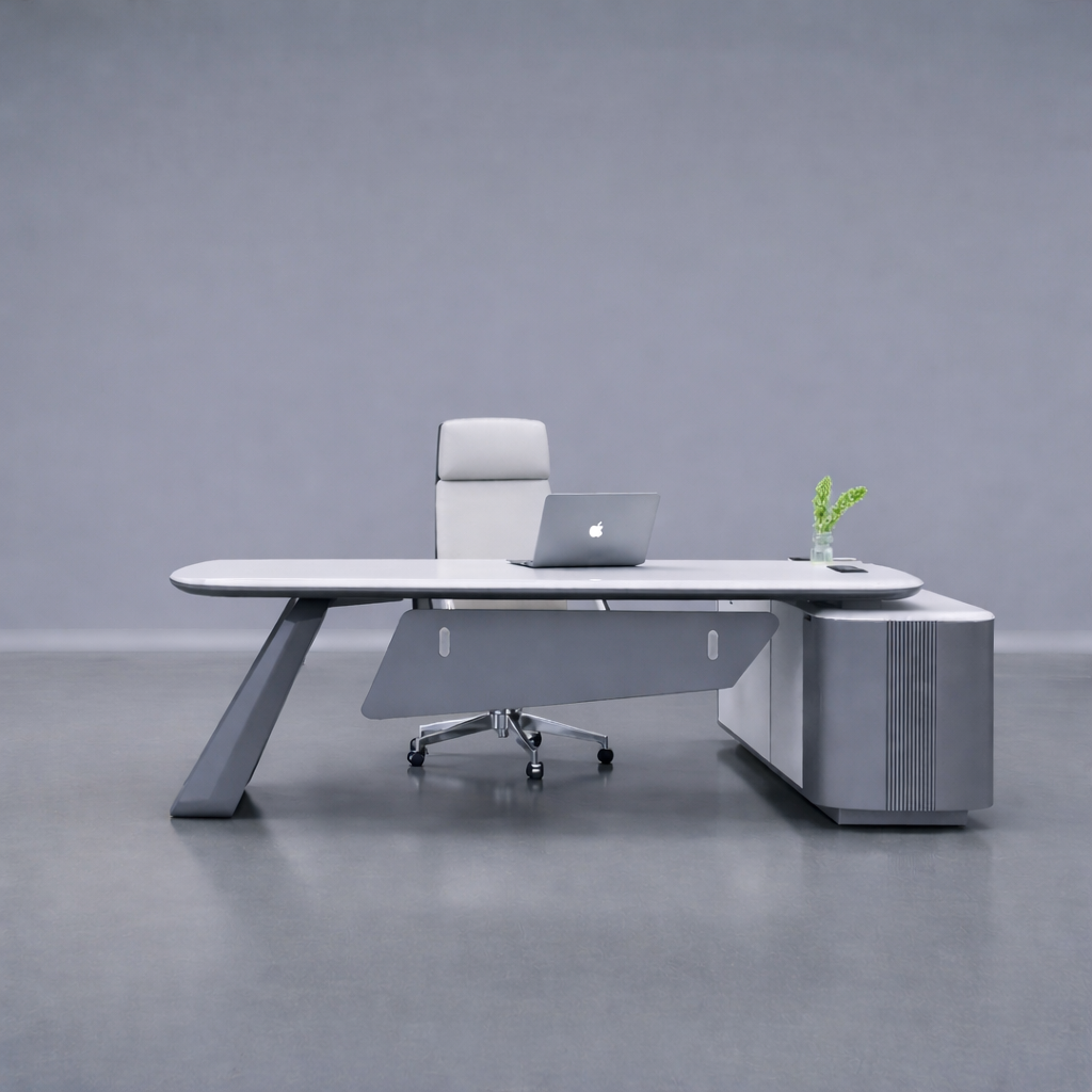 DW‑BK001 Executive Office Desk – Modern Minimalist Director Table (2.0M / 2.4M)