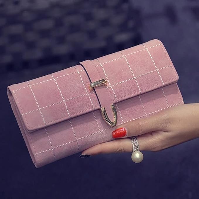 COOLBABY NXQB67-2-XAA Women RFID Blocking Wallet 11 Slots Card Holder Purse - COOLBABY