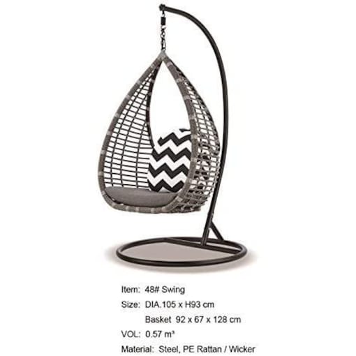 CFC Rattan Hammock Swing Chair - Multicolor - COOLBABY