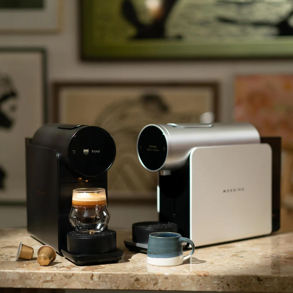 Morning Capsule Coffee Machine – Precision Brewing, Temperature & Pressure Control, Bloom & Brew Technology, Nespresso® Compatible - COOLBABY