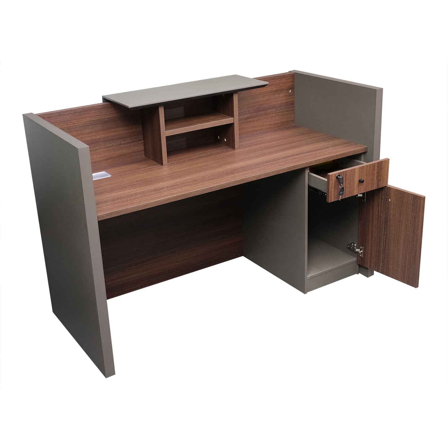 Huimei Reception Table, Brown, BT 1801 - COOLBABY