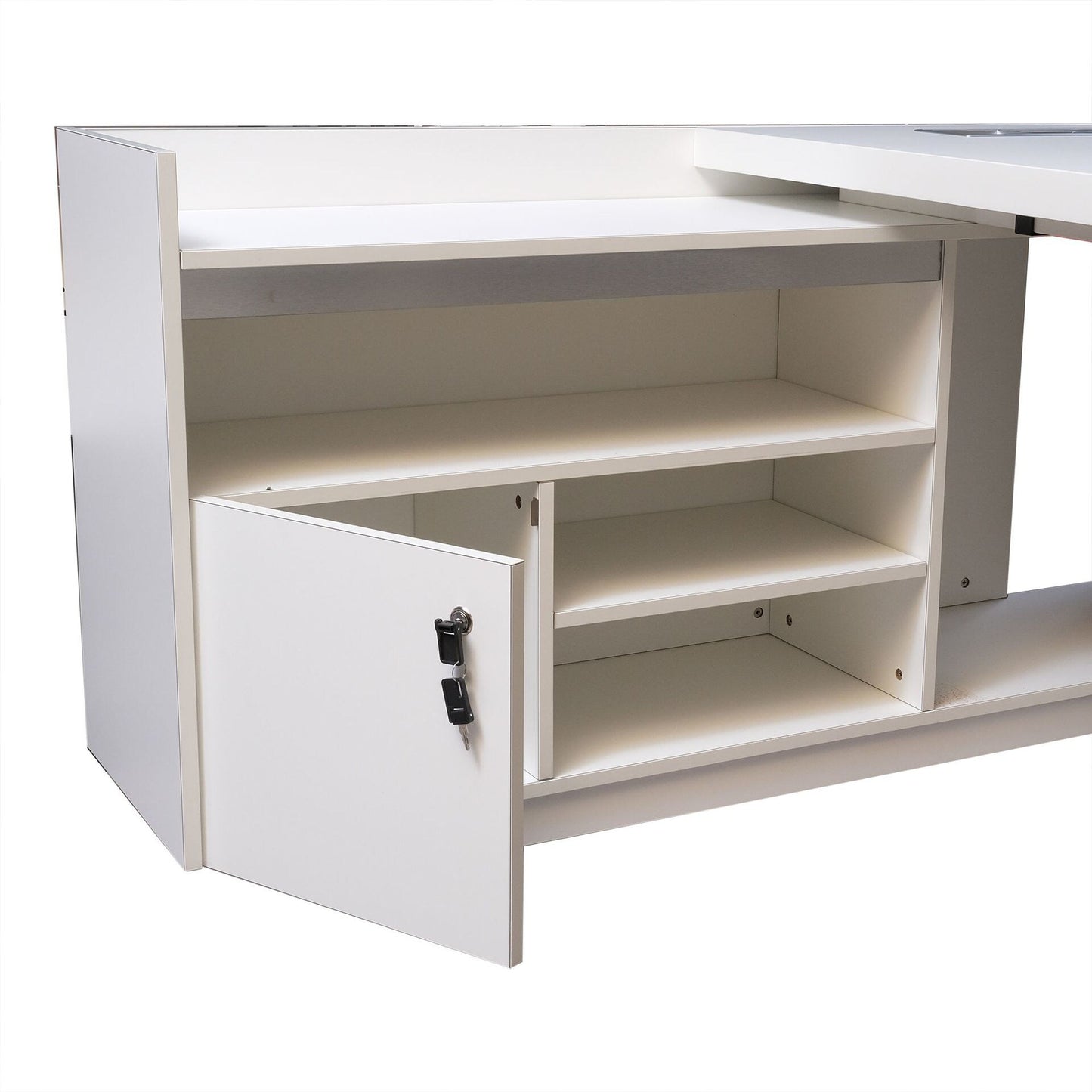 Huimei Executive Office Table, Matt White, 720-T03 - COOLBABY