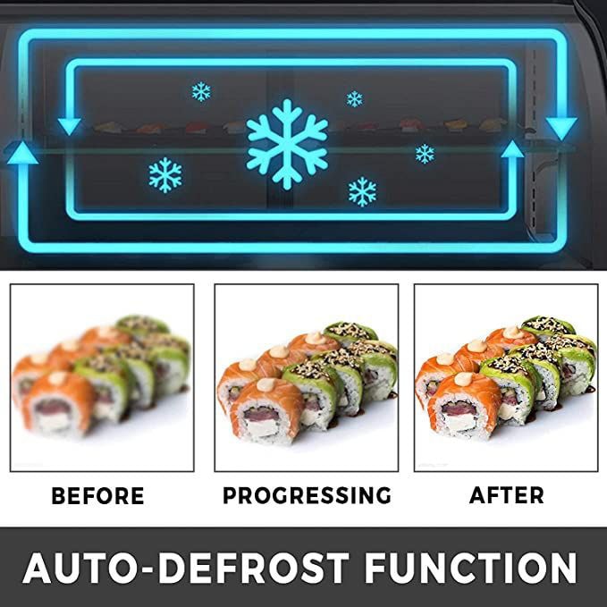 Grace Sushi Display Refrigerator - 132L - COOLBABY