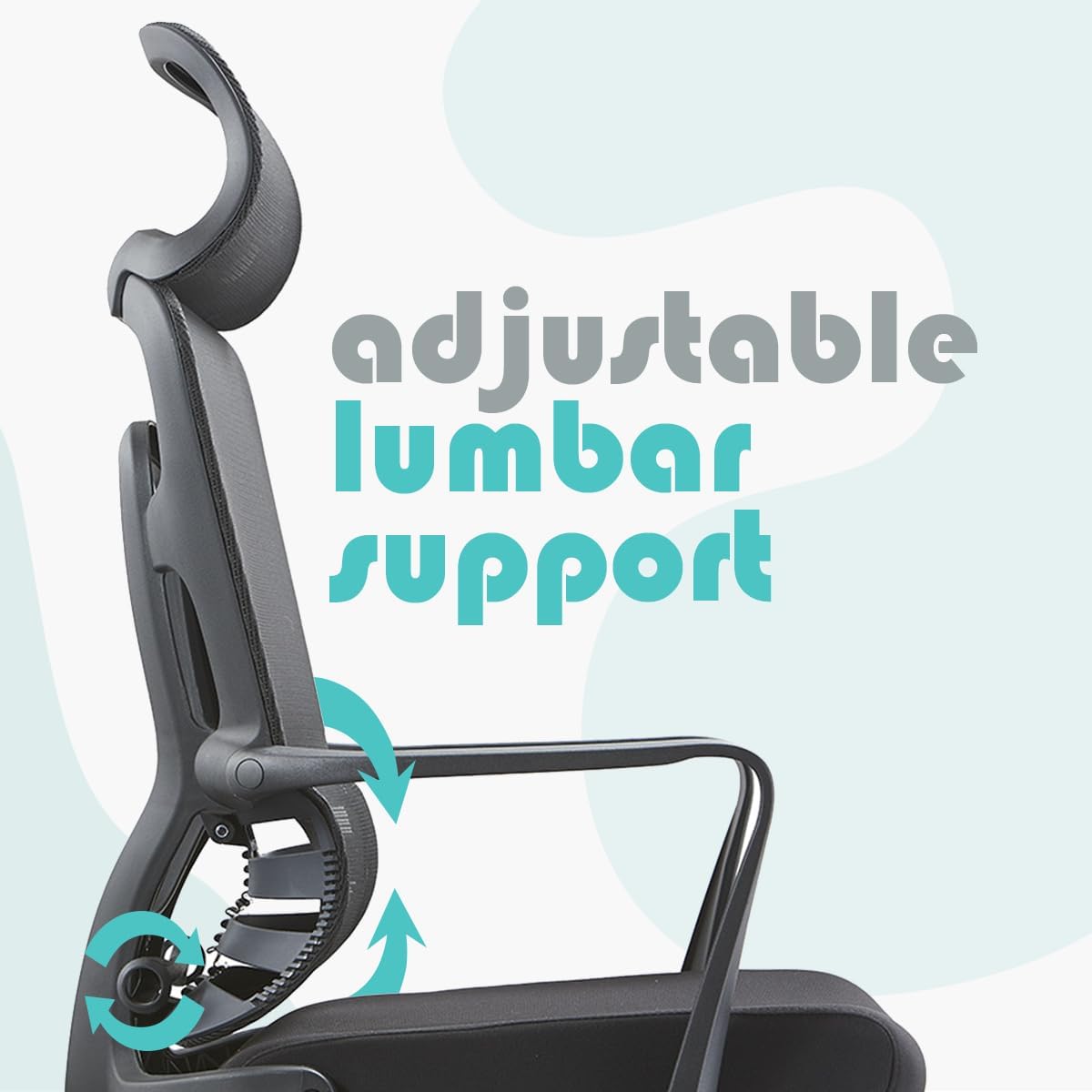 Ergonomic office chair, Retractable Footrest and Adjustable back support, Chair for Home Office, Adjustable rolling swivel office chair with armrest and headrest, Executive chair Black - COOLBABY