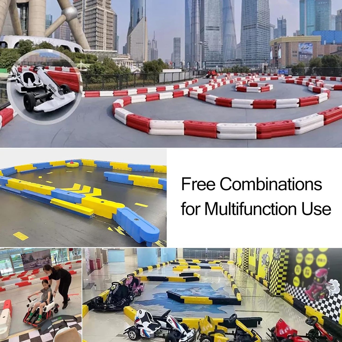 Ultimate Water Barriers for Playfields and Go Kart Tracks - COOLBABY