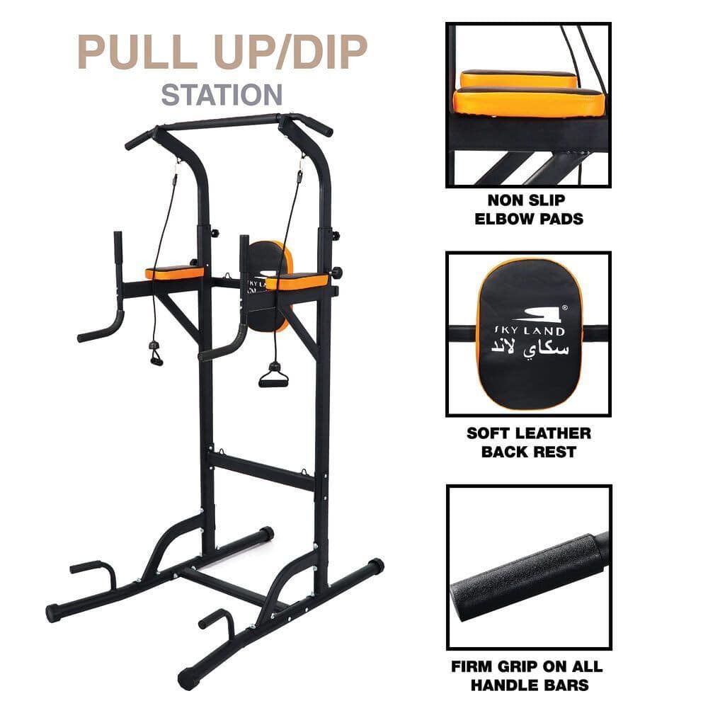 Skyland Pro Home Workout Steel Power Tower, EM-1841 - COOL BABY