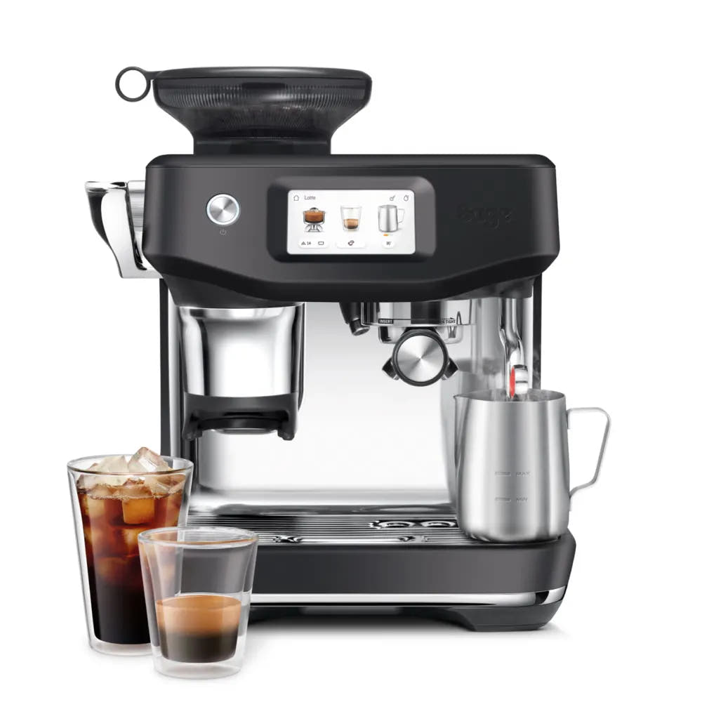Sage The Barista Touch Impress – Espresso Machine with Cold Extraction, Assisted Tamping, ThermoJet Heating & Auto MilQ Texturing - COOLBABY