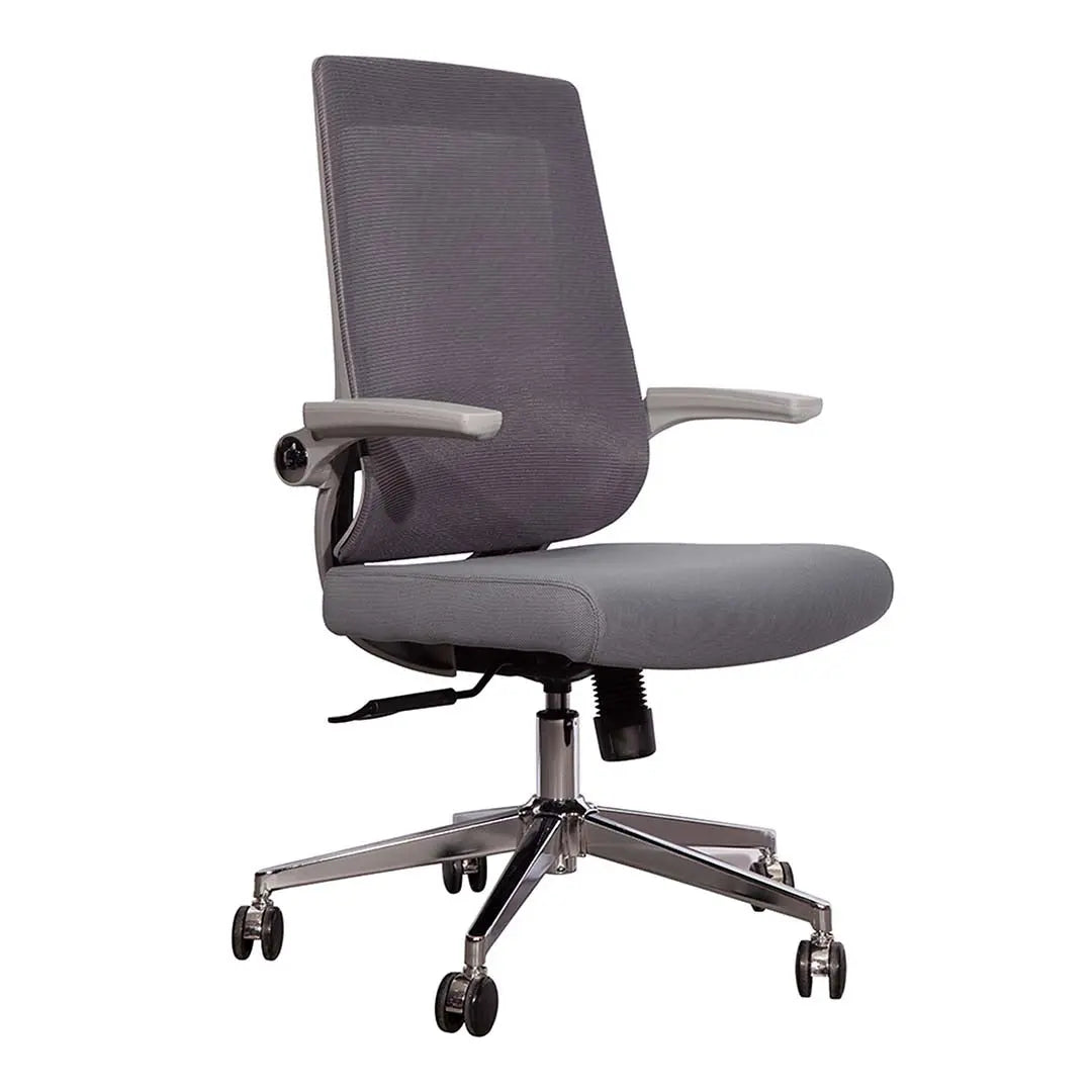 Low Back Office Chair – Ergonomic Mesh Chair (Grey / Black Color)