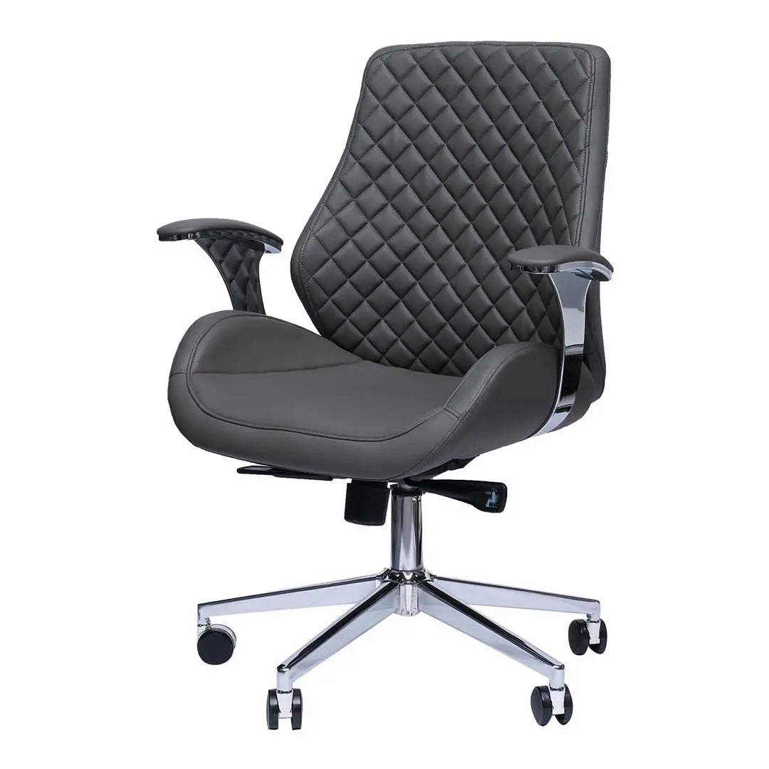 Low Back Office Chair – 1107‑B Ergonomic PU Leather Executive Chair