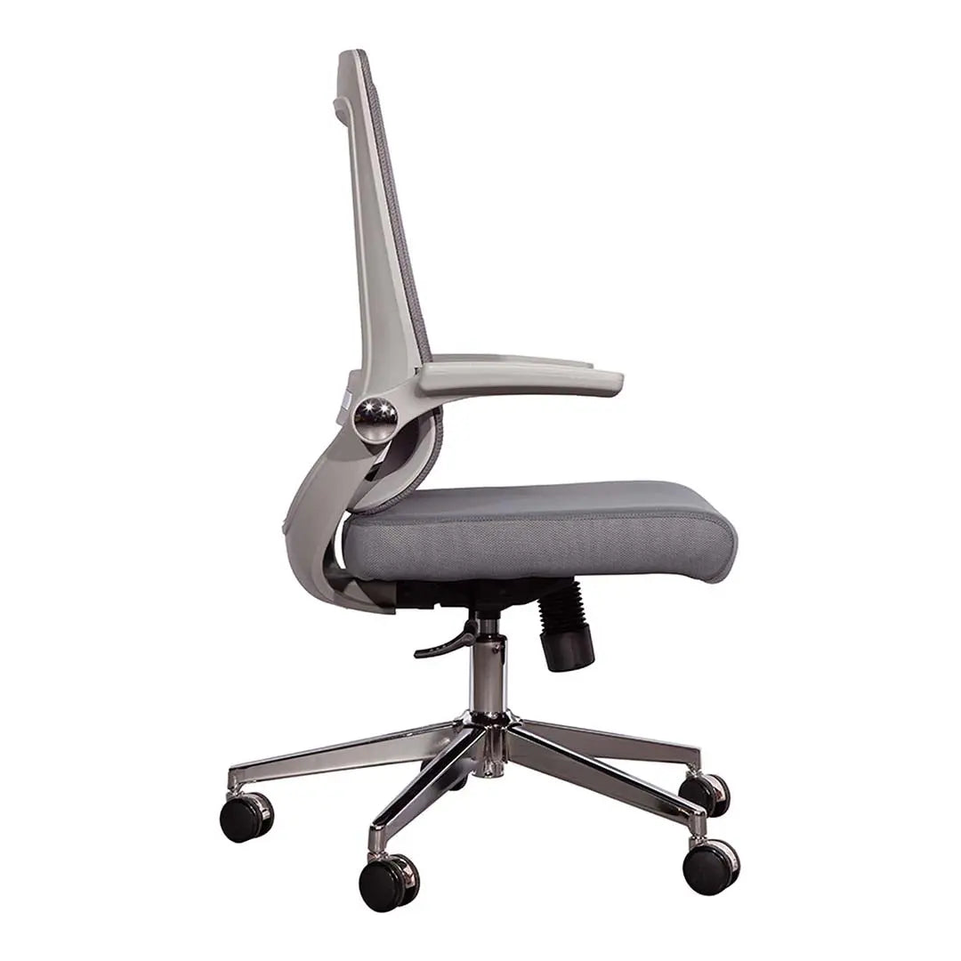 Low Back Office Chair – Ergonomic Mesh Chair (Grey / Black Color)
