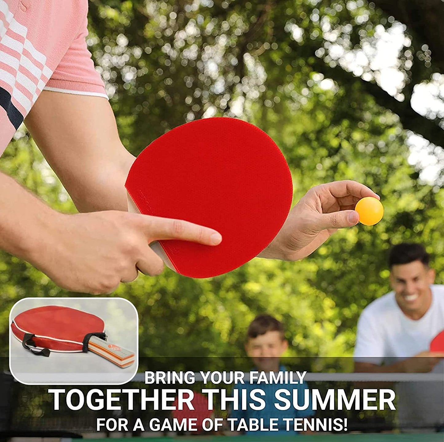 SKY LAND EM-9354 Sports Table Tennis Racket 3.0 |Ping Pong Racket & Case, Professional TT Paddle For Beginners And Intermediate Players - COOL BABY