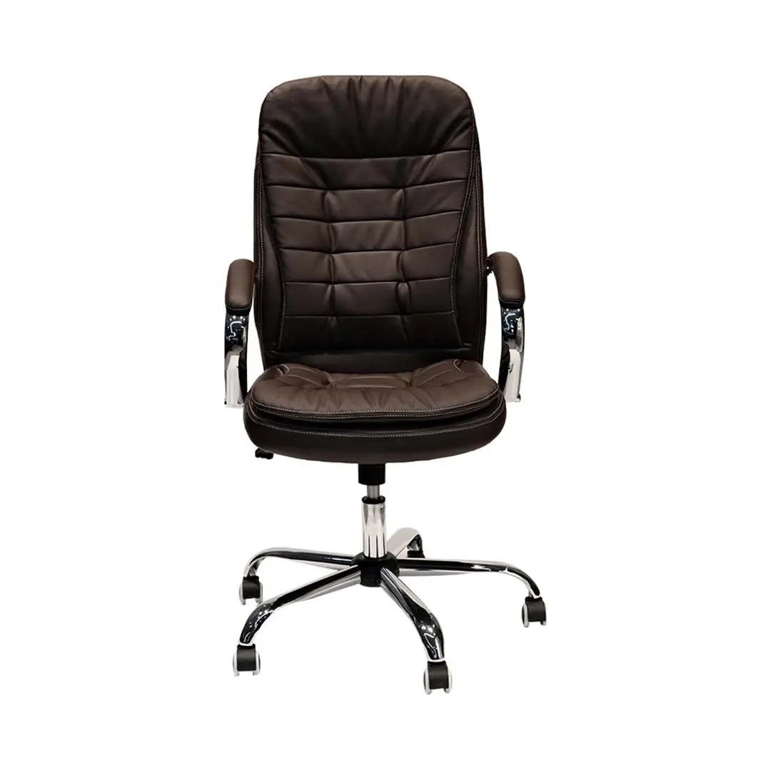 Low Back Office Chair – 1121HA Ergonomic PU Leather Chair (Black)