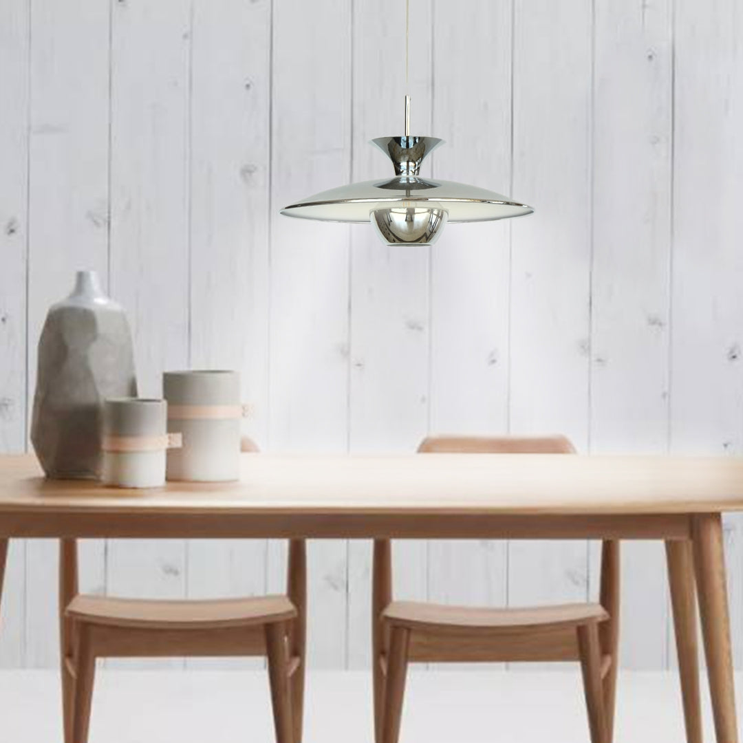 Classic Vintage Pendant Light - Chrome - COOLBABY