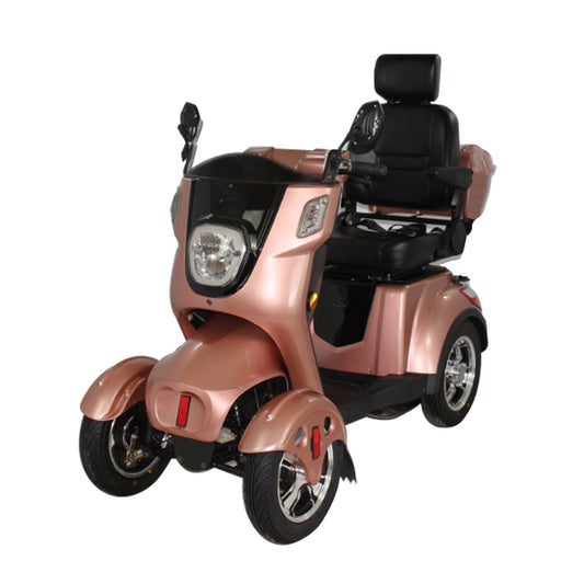 COOLBABY Four Wheels Mobility Electric Scooter Portable Electric Folding Mobility Scooter Wheelchair for Adult And Elderly - COOLBABY