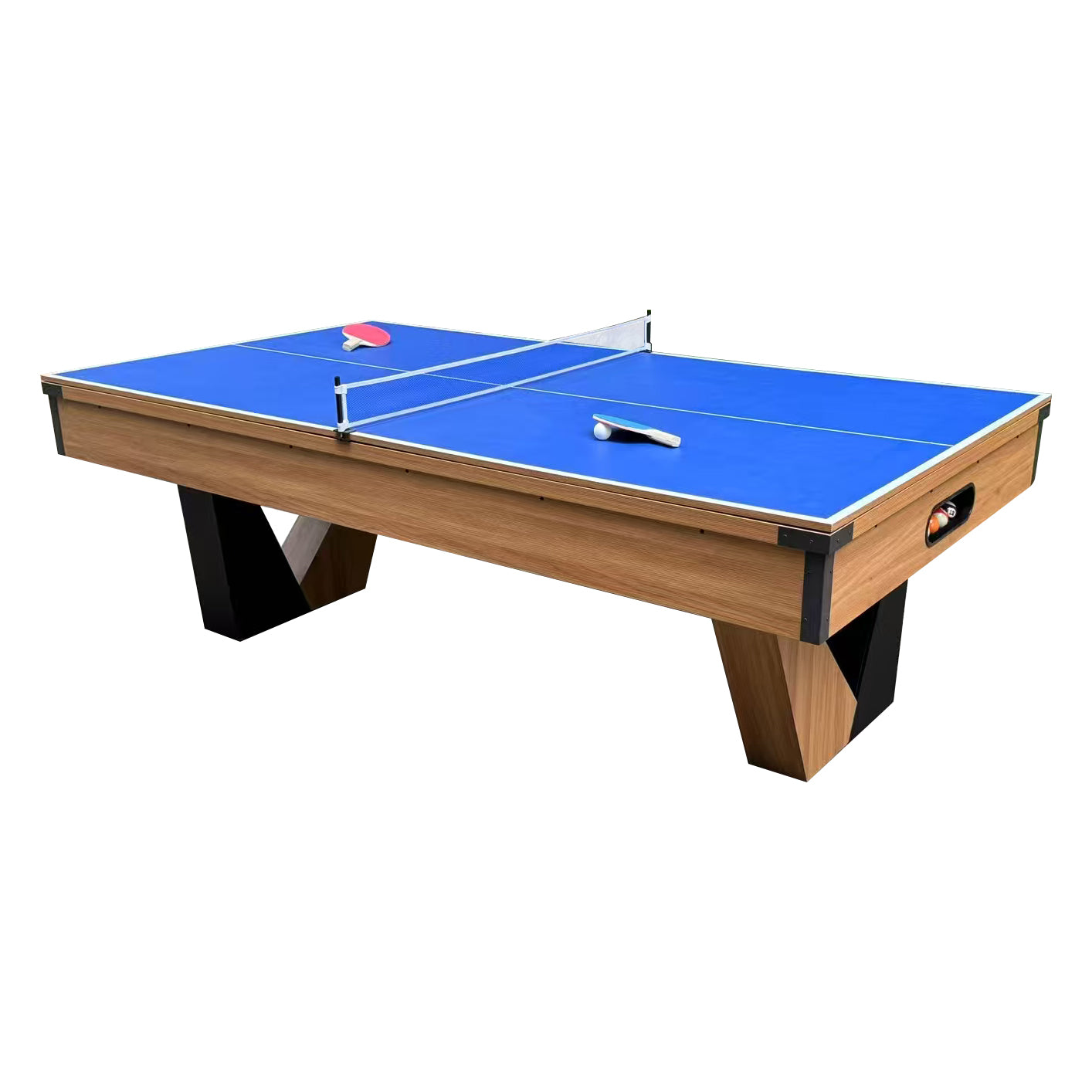 7 FT Pool Tables Billiards for Indoor Home Use,Billiards/Table Tennis/Dining Table Multi-functional 3 in 1,High Density Board Billiard Table