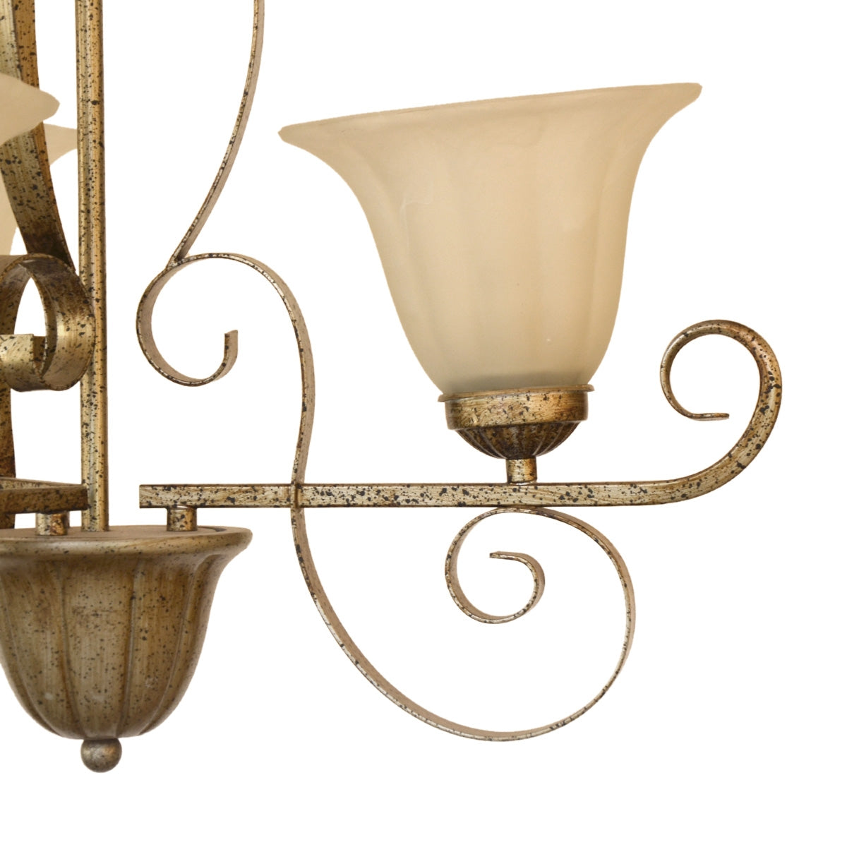 Up light Chandelier 3 Arms HLH-24108- Brass - COOLBABY