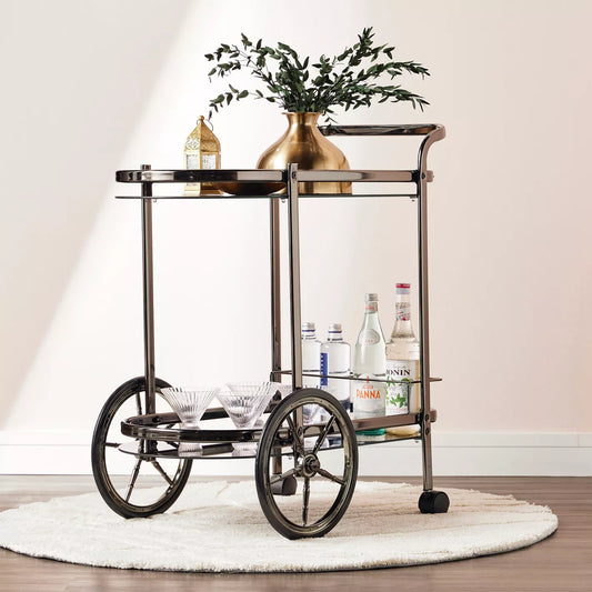 Modern Serving Trolley For Bottle And Drinks For Dining Spaces - COOLBABY