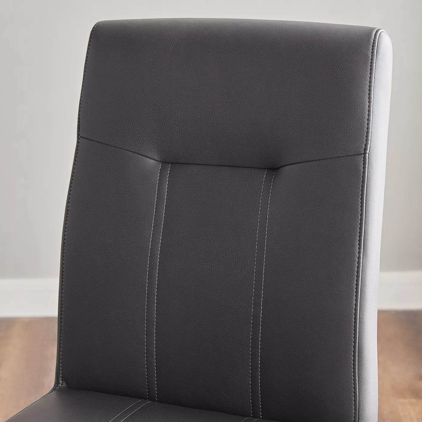 Modern Soft Fabric Dining Chair With Metal Legs - Grey - COOLBABY