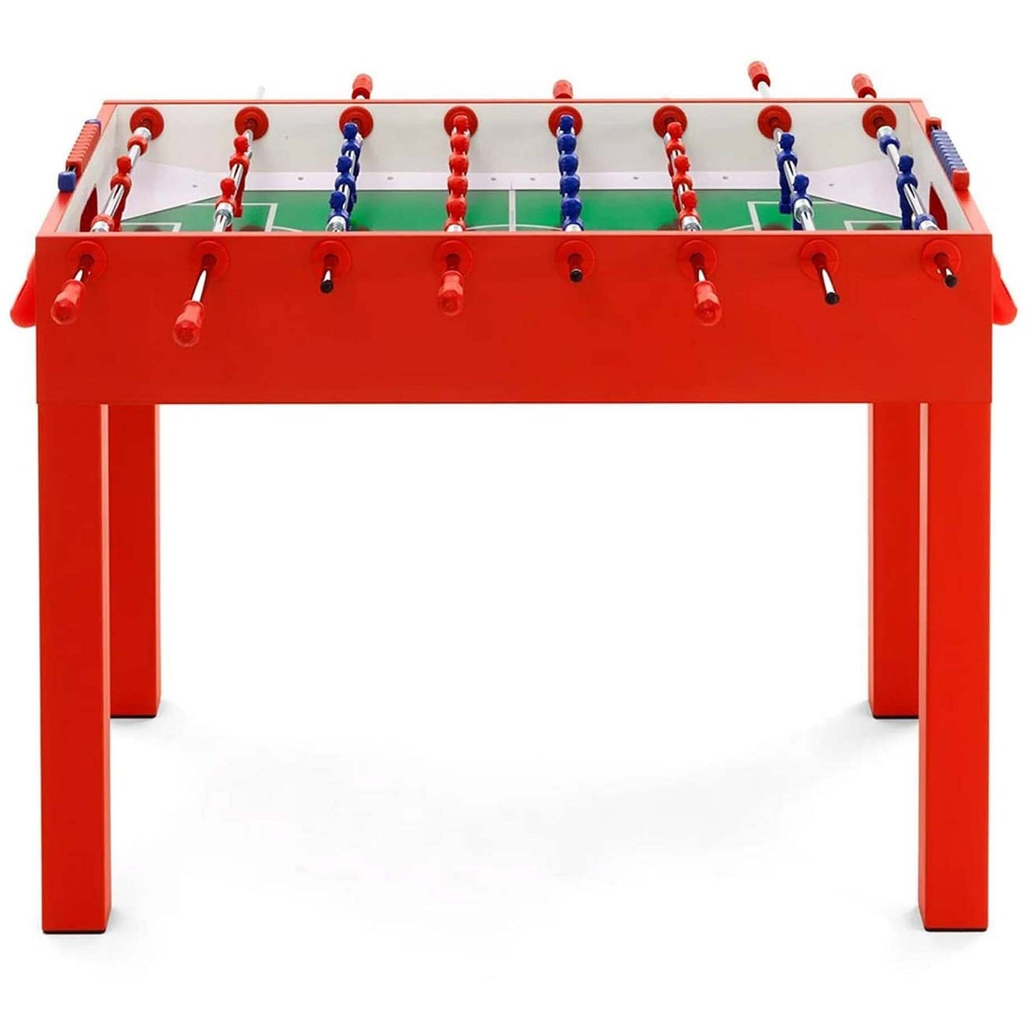 FAS Fido Foosball Table – Black Edition | Modern Italian Design with Tempered Glass Playfield & 22mm Engineered Wood Cabinet