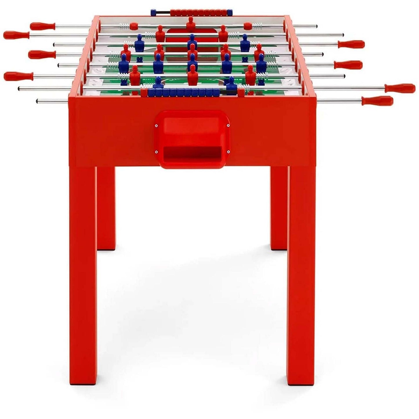 FAS Fido Foosball Table – Black Edition | Modern Italian Design with Tempered Glass Playfield & 22mm Engineered Wood Cabinet