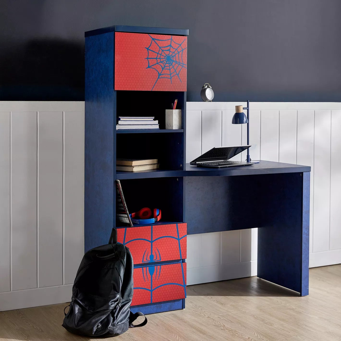 Disney Spider-Man Print Study Desk. 50 × 120 × 150 CM - COOLBABY