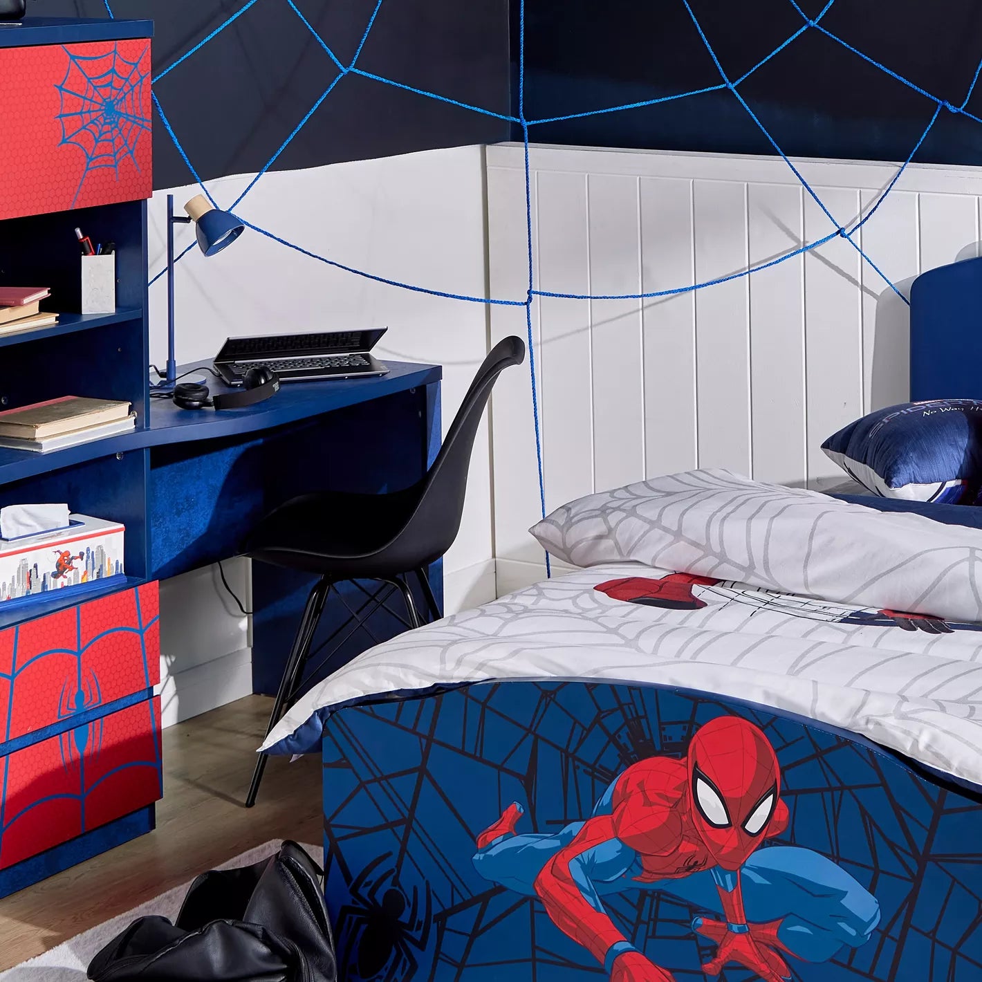 Disney Spider-Man Print Study Desk. 50 × 120 × 150 CM - COOLBABY